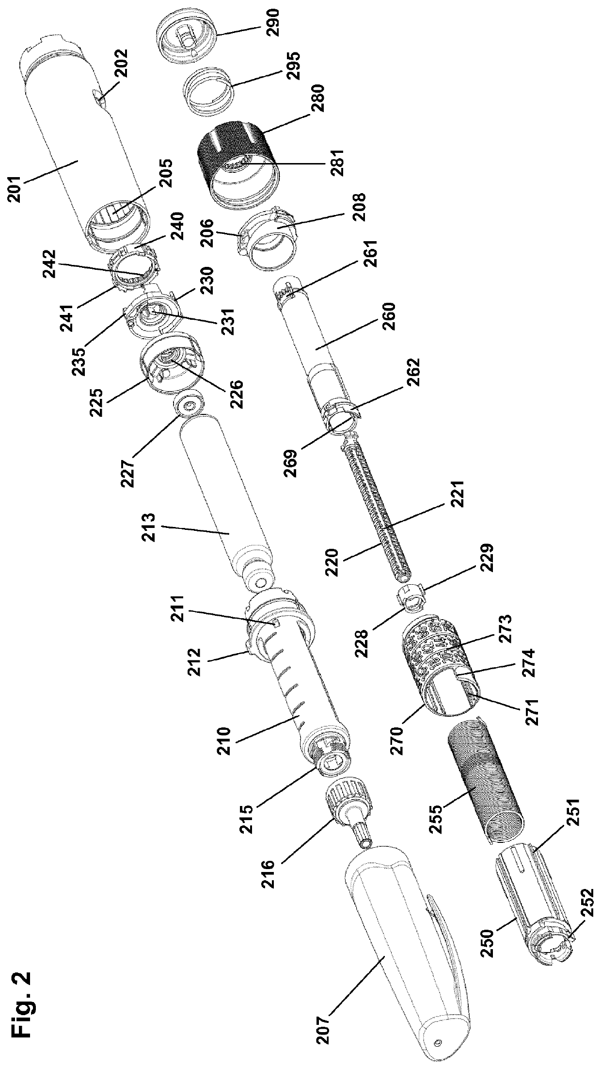Drug delivery device with sound transducer