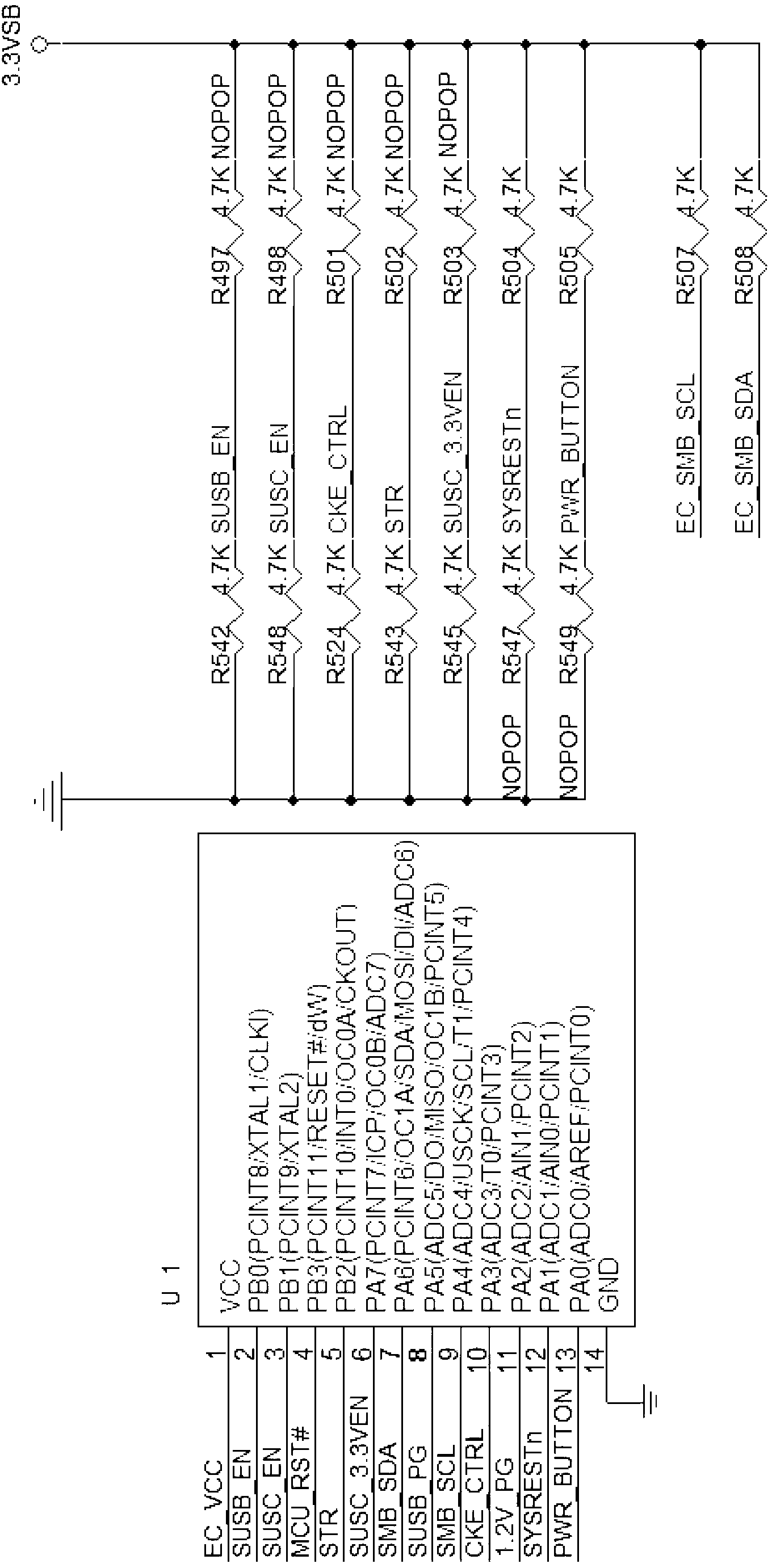 Shutdown and reset system and method of mainboard software