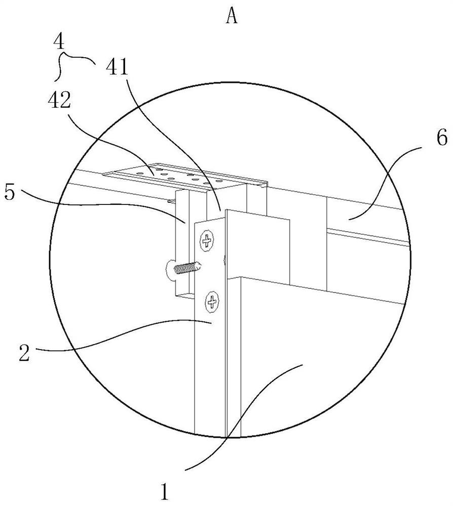 Assembled wall top packaging structure and installation method thereof