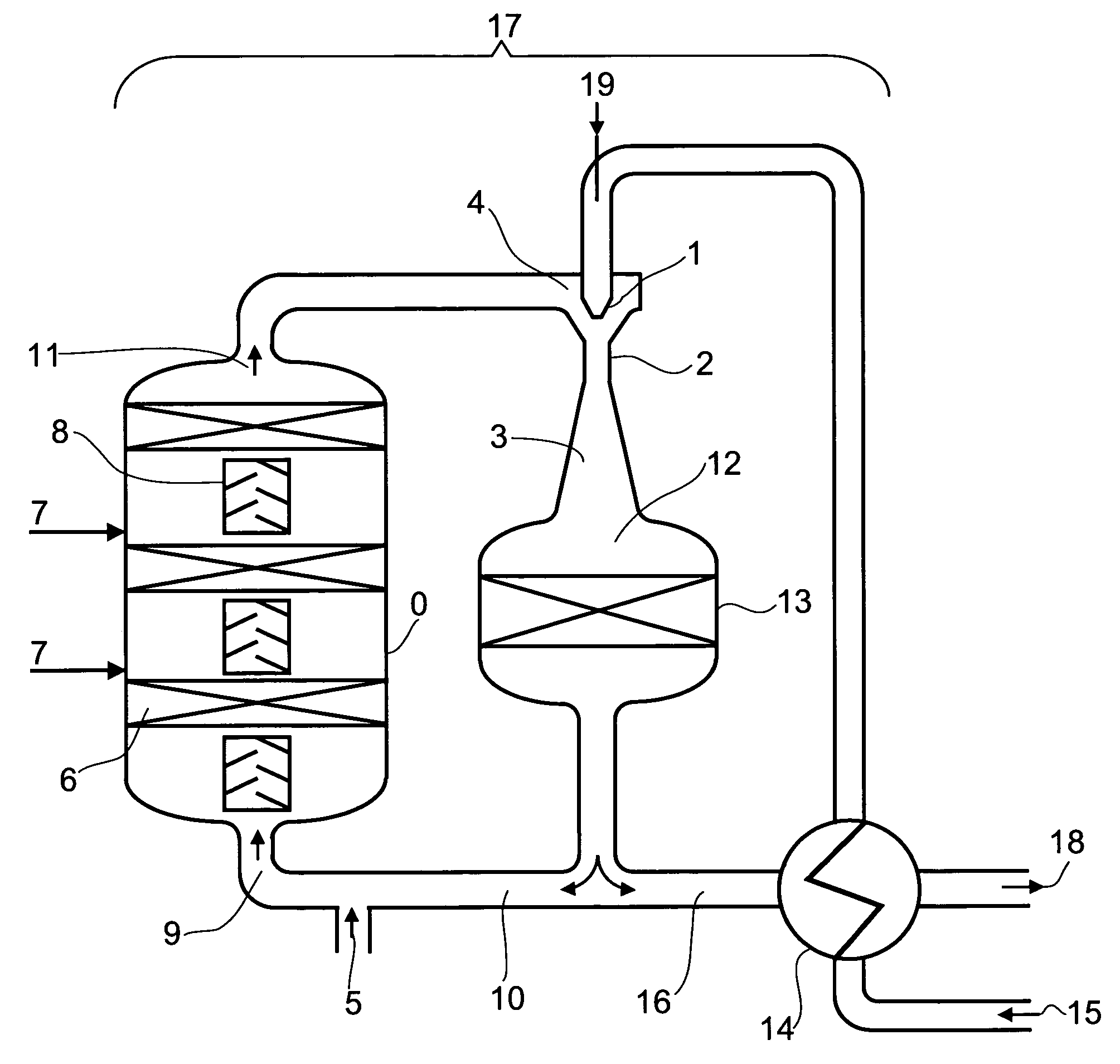 Preparation of acrolein or acrylic acid or a mixture thereof from propane