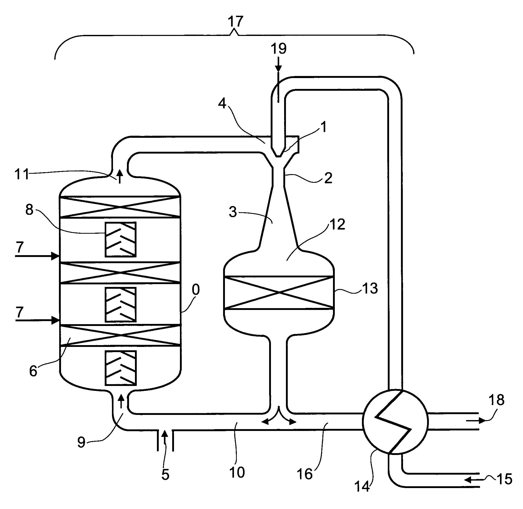 Preparation of acrolein or acrylic acid or a mixture thereof from propane