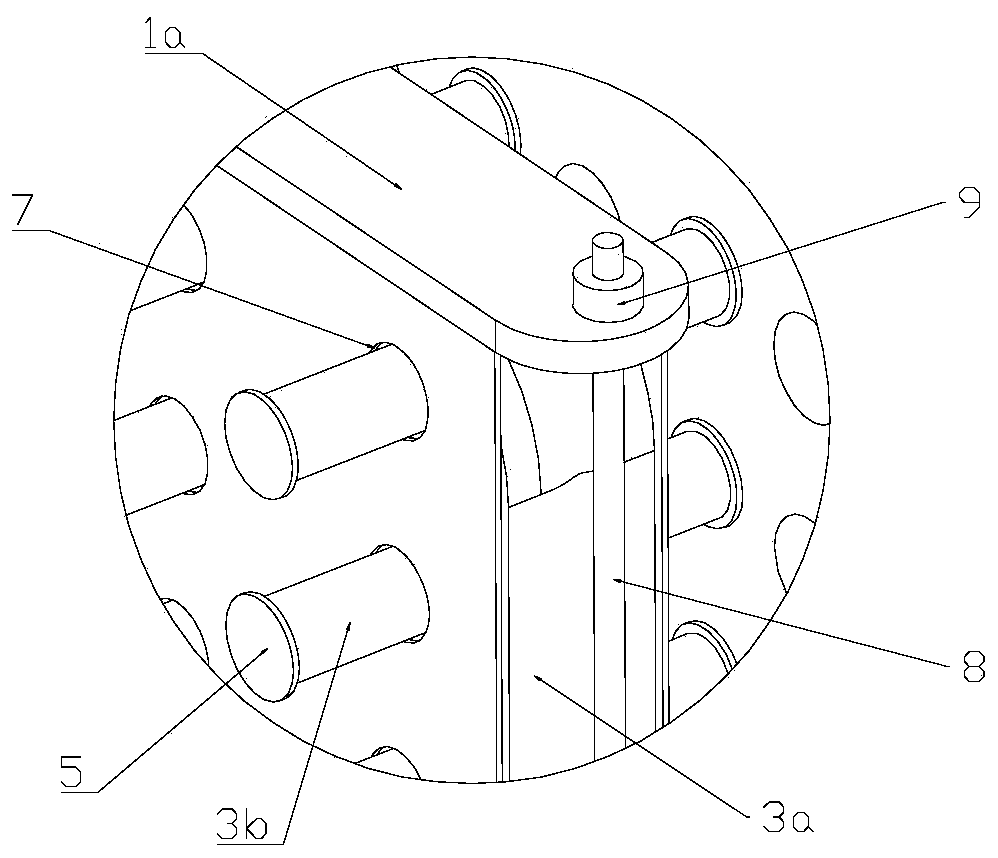 Shaping ejection mechanism of explosive column forming machine