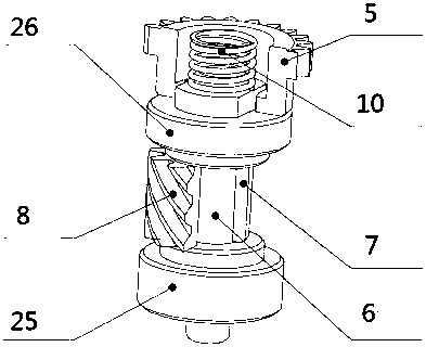 Automobile brake clearance manual and automatic adjusting arm