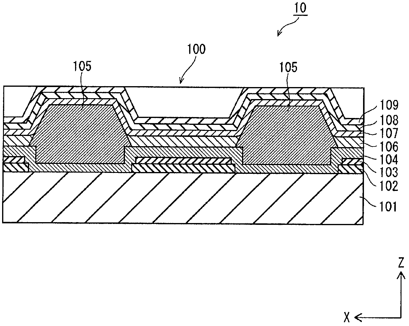 Organic light emitting panel, method for manufacturing same, and organic display device