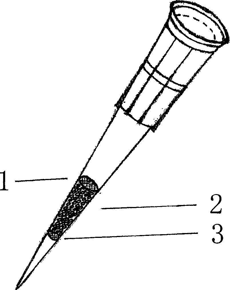 System for adsorbing, separating and detecting ultra-drop target protein