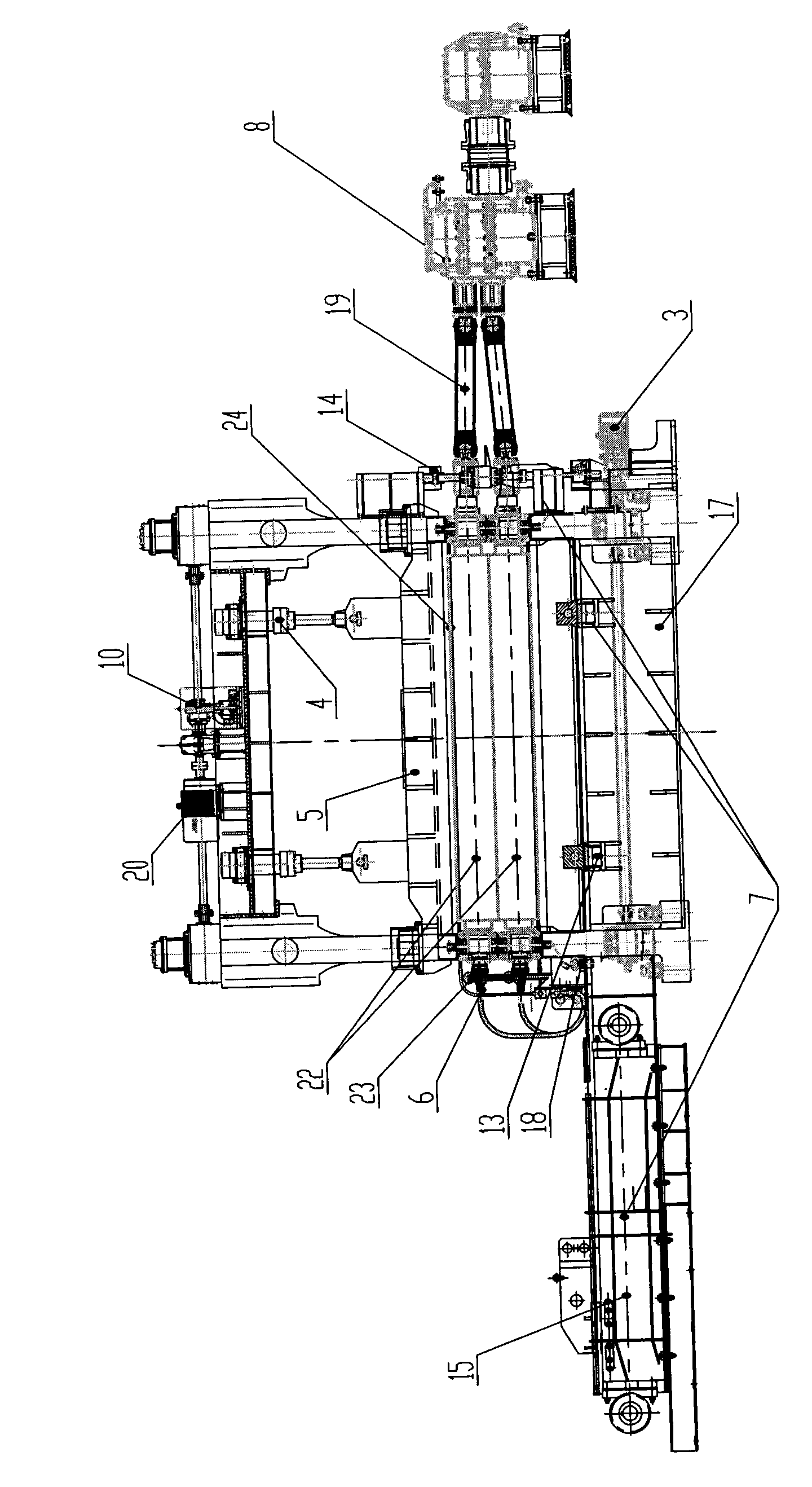 Pre-straightener for medium and thick plates