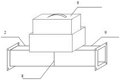 A biomass gasification gas pipeline switch device