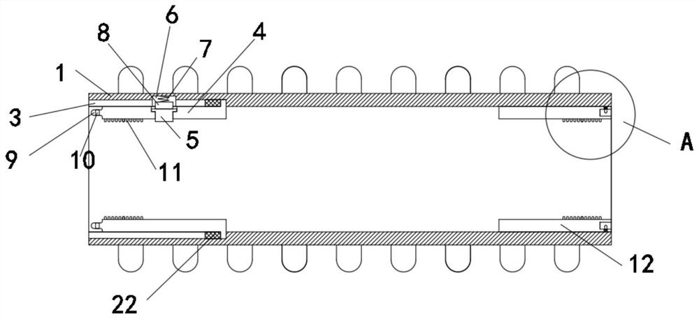 Device convenient for quickly connecting fluoroplastic corrugated pipe