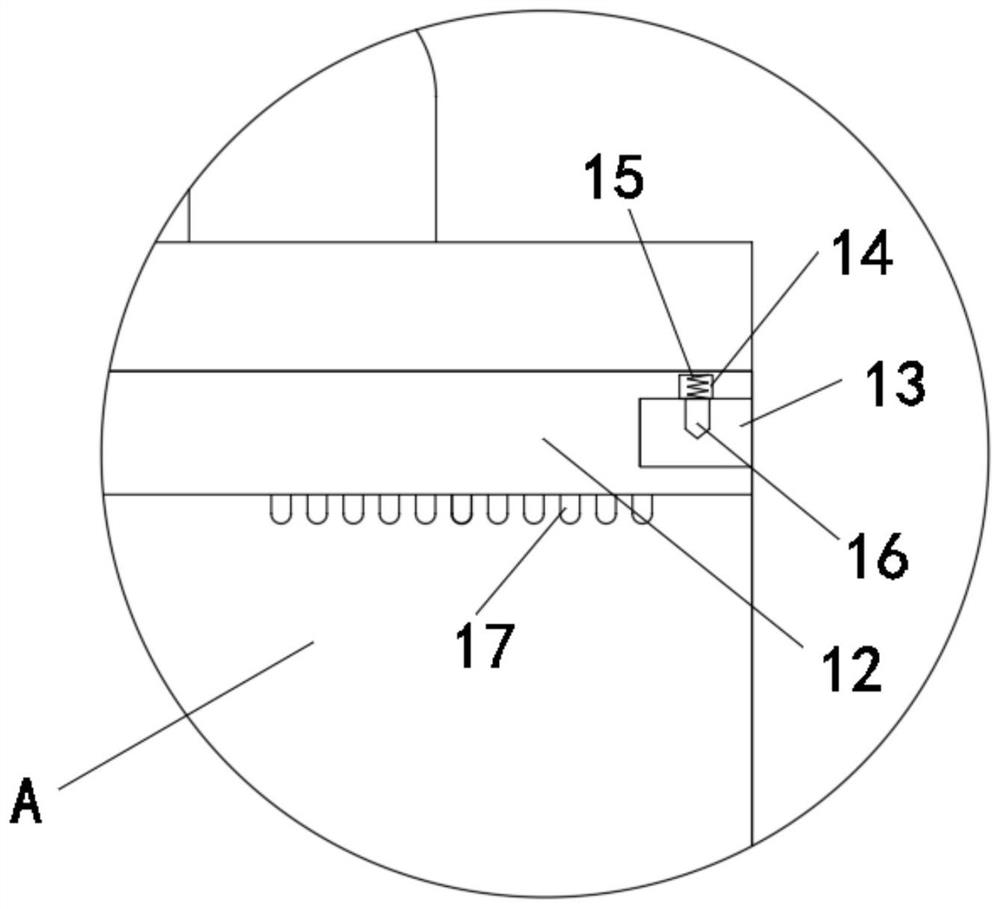 Device convenient for quickly connecting fluoroplastic corrugated pipe