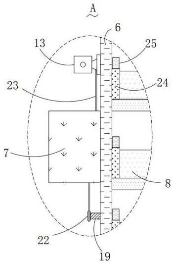 Grinding and screening device for stone powder processing