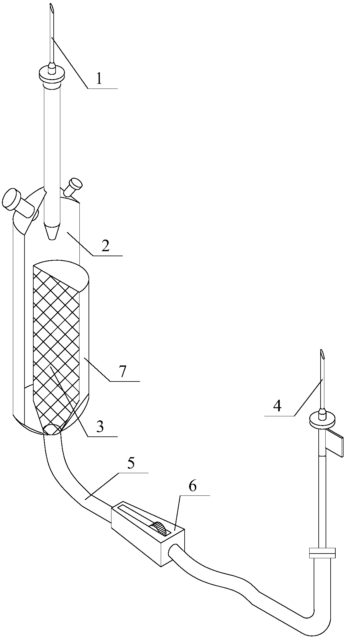 Safe infusion apparatus capable of randomly placing normal infusion