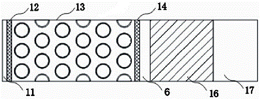 Modular fusion-fission hybrid reactor cladding fuel region based on z-pinch drive