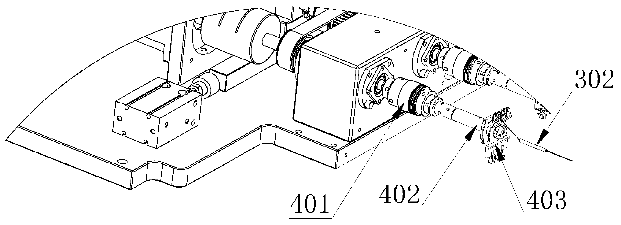 Wire twisting method of automatic sleeve penetrating equipment