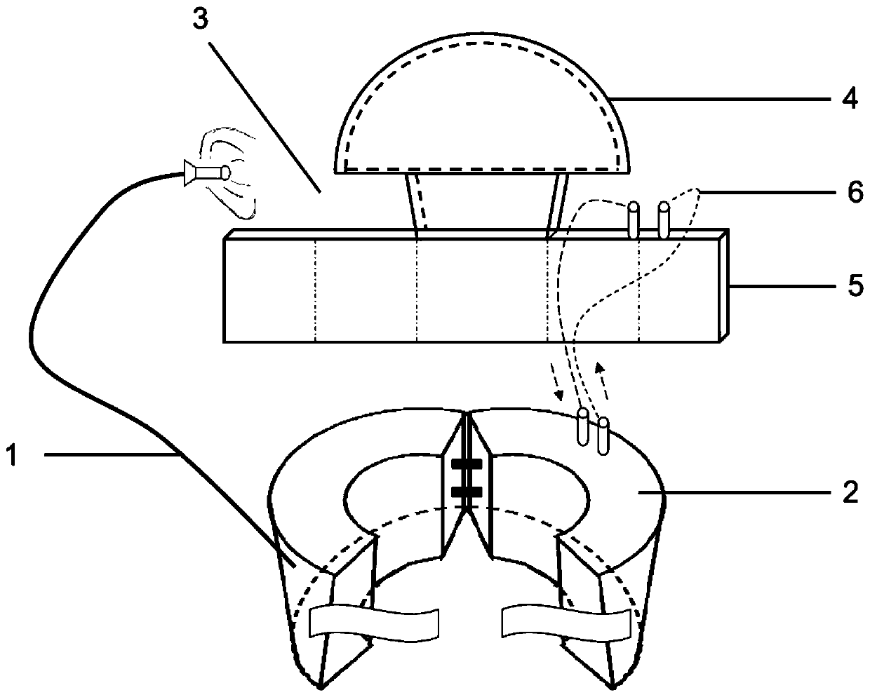 Head and neck combined precise cooling device with intelligent control