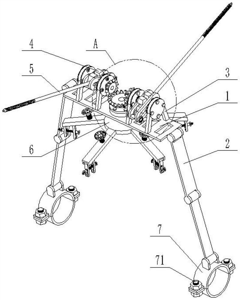 Adjustable labor-saving valve opening and closing device