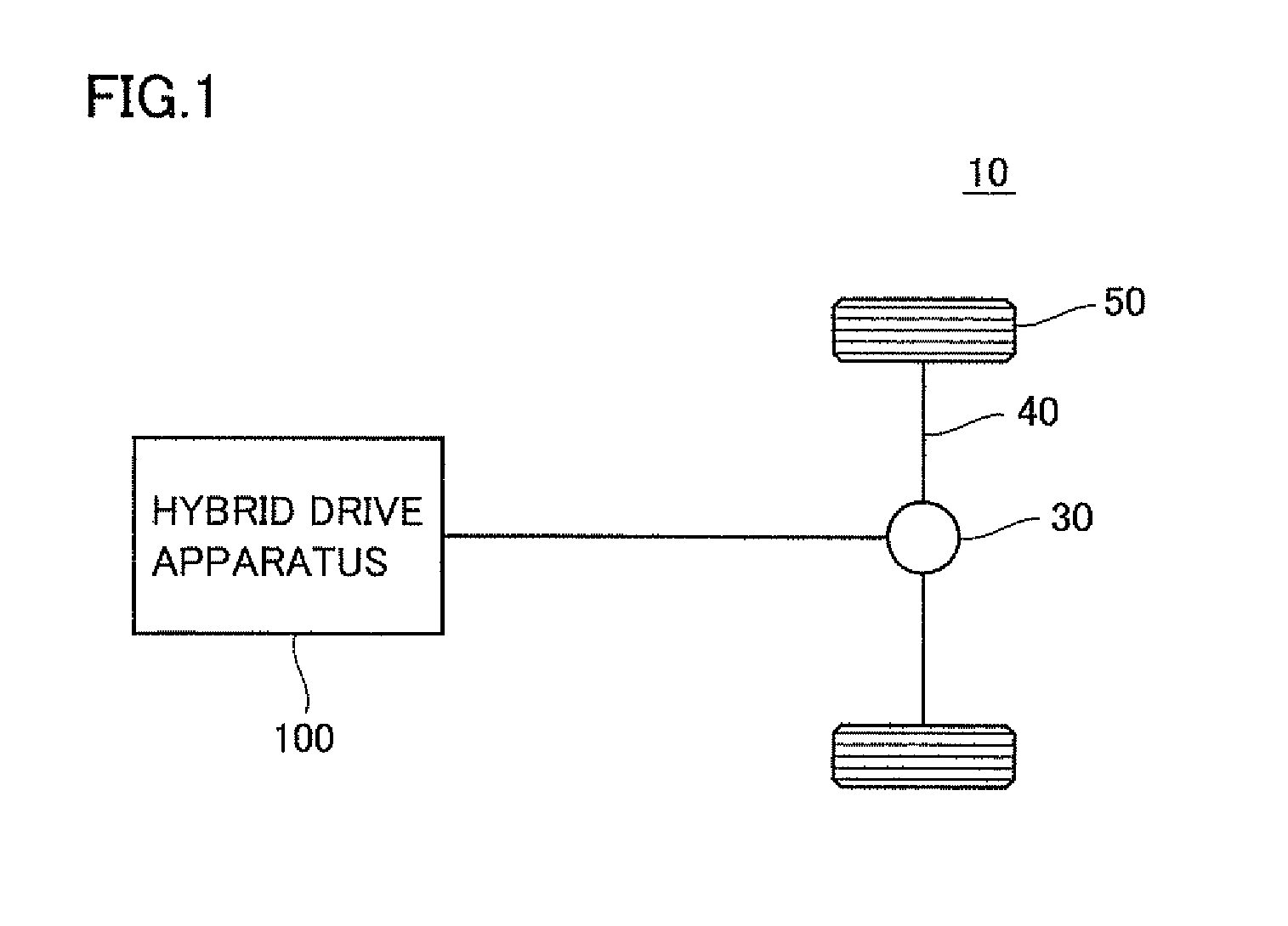 Motor drive apparatus, hybrid drive apparatus and method for controlling motor drive apparatus