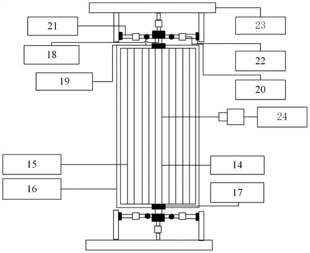 Fuel bundle two-phase flow fluid-solid coupling test loop