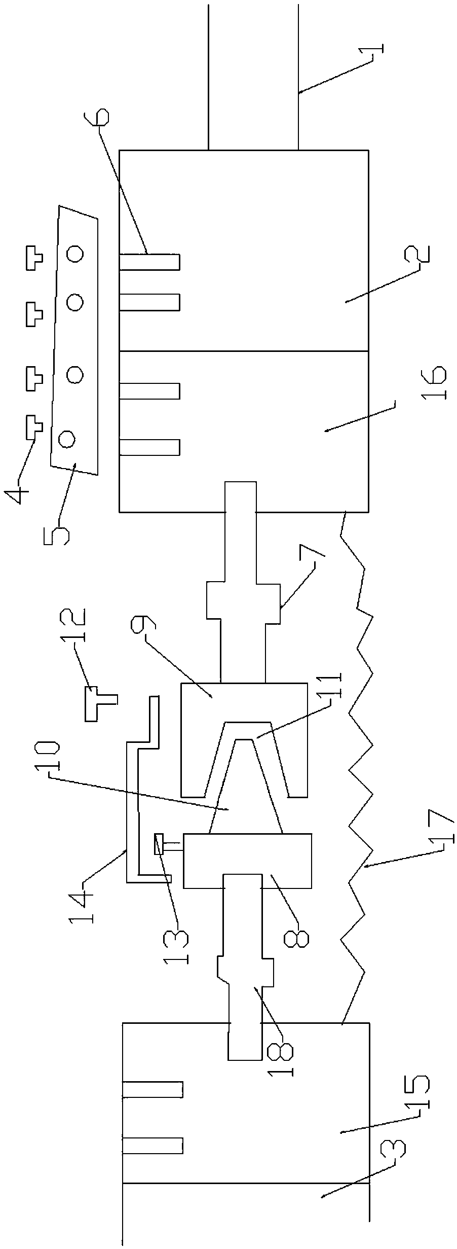 Electronic spinal fracture carrying correcting model