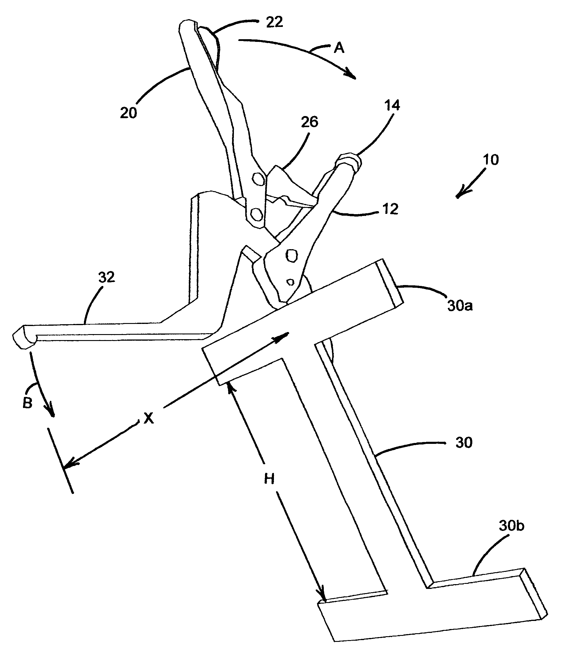 Offset force clamp