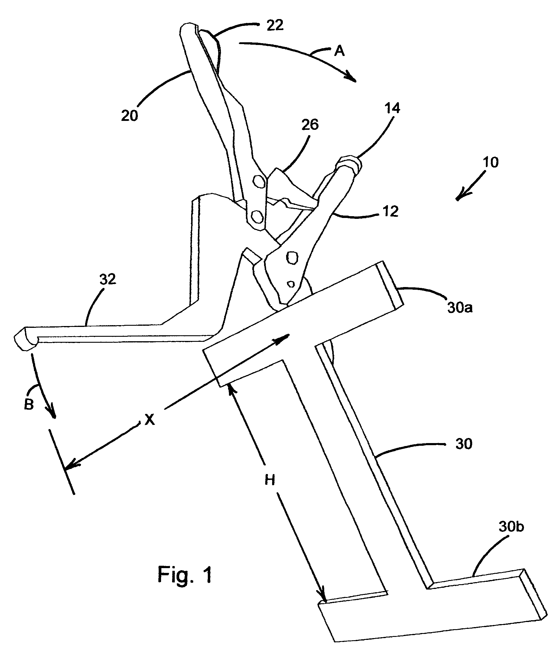 Offset force clamp