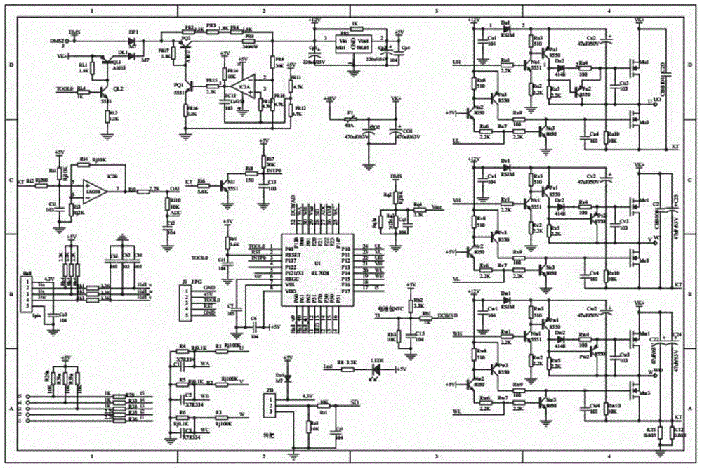 Control circuit of wide-voltage brushless motor