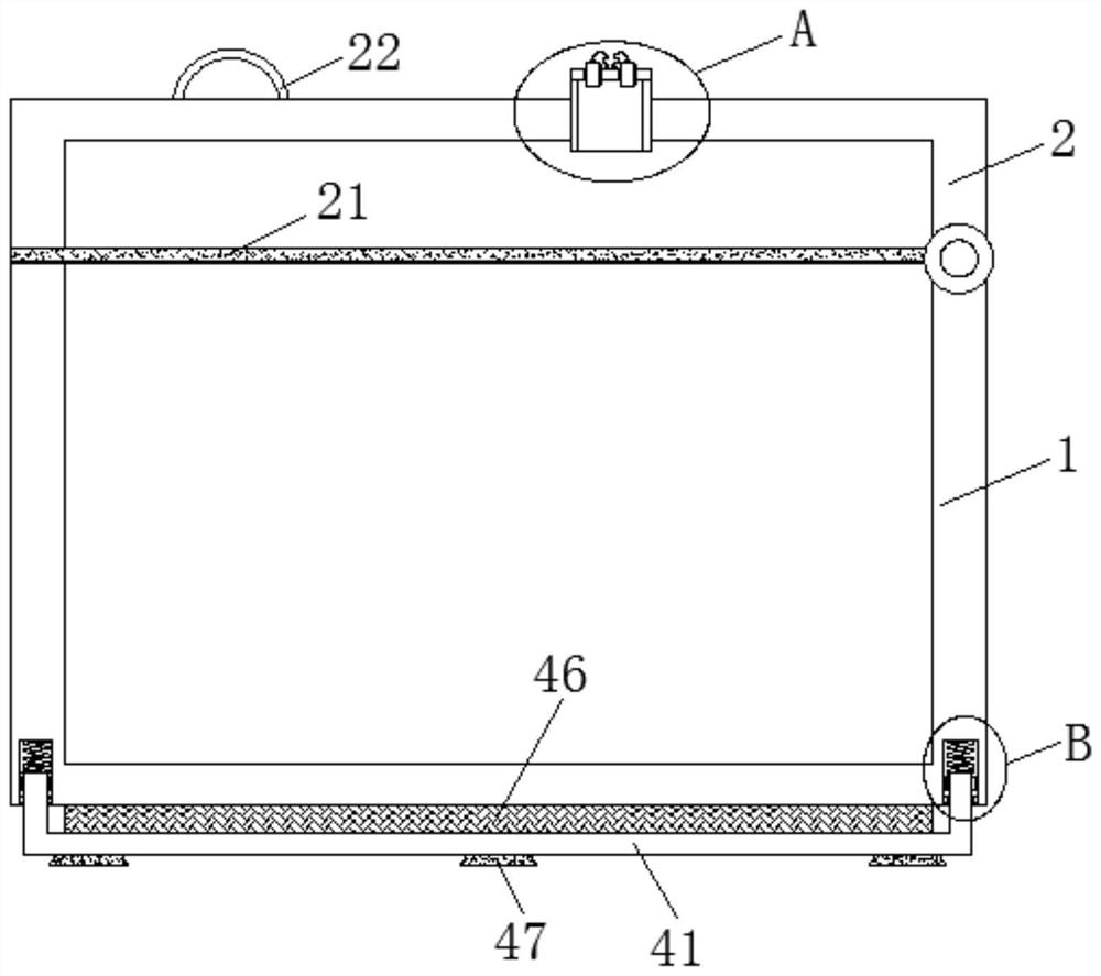 Portable packaging box structure with inflation function