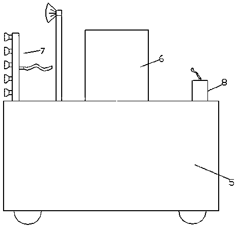 New energy refined sprinkling irrigation vehicle