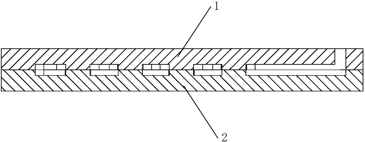 3D asymmetric division and combination structure passive type micromixer