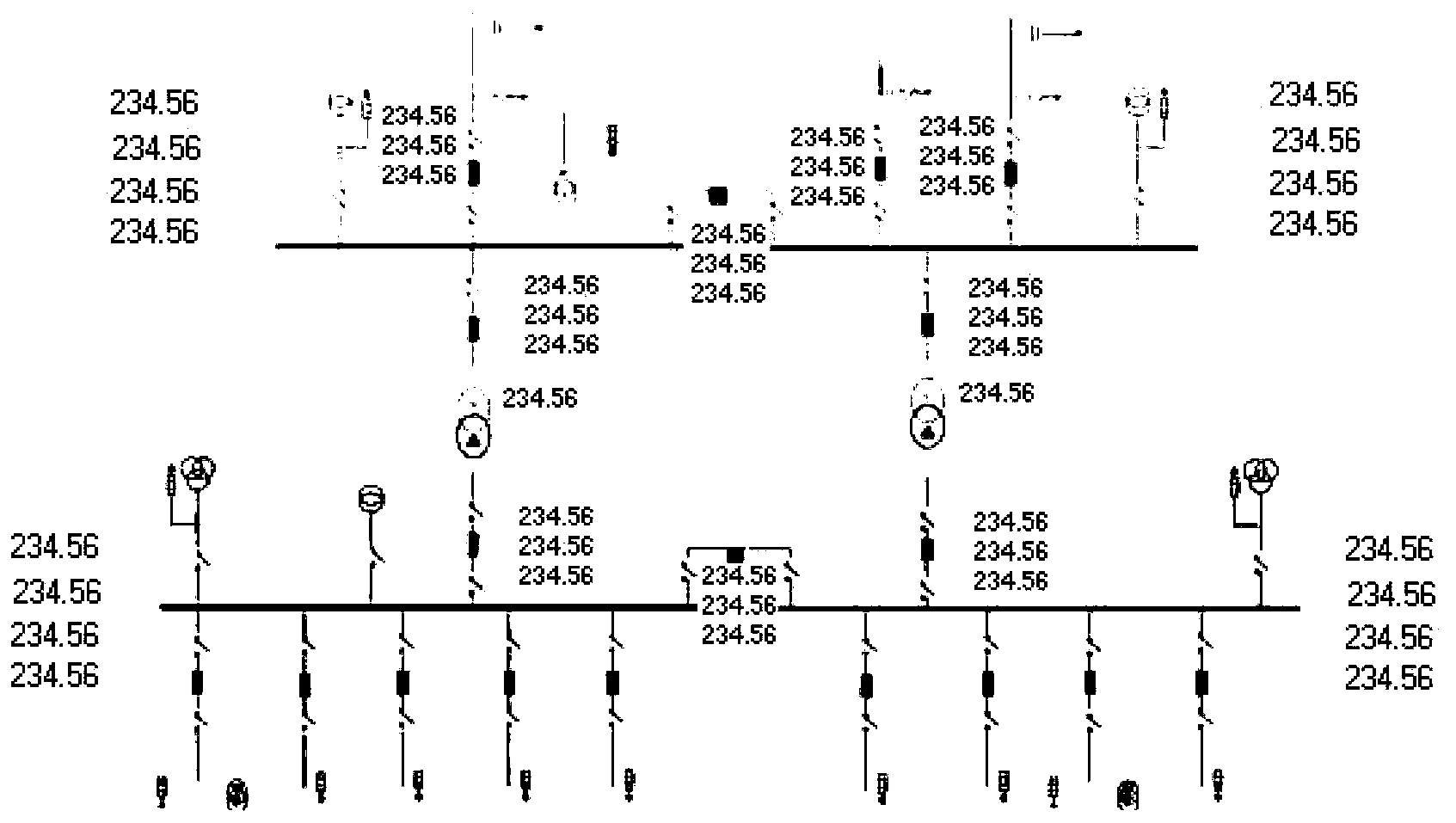 Method for saving factory station wiring diagram panoramic inversion context