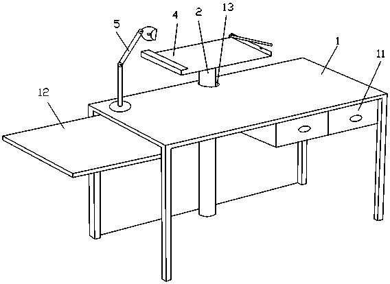 Teacher's desk for Chinese teaching