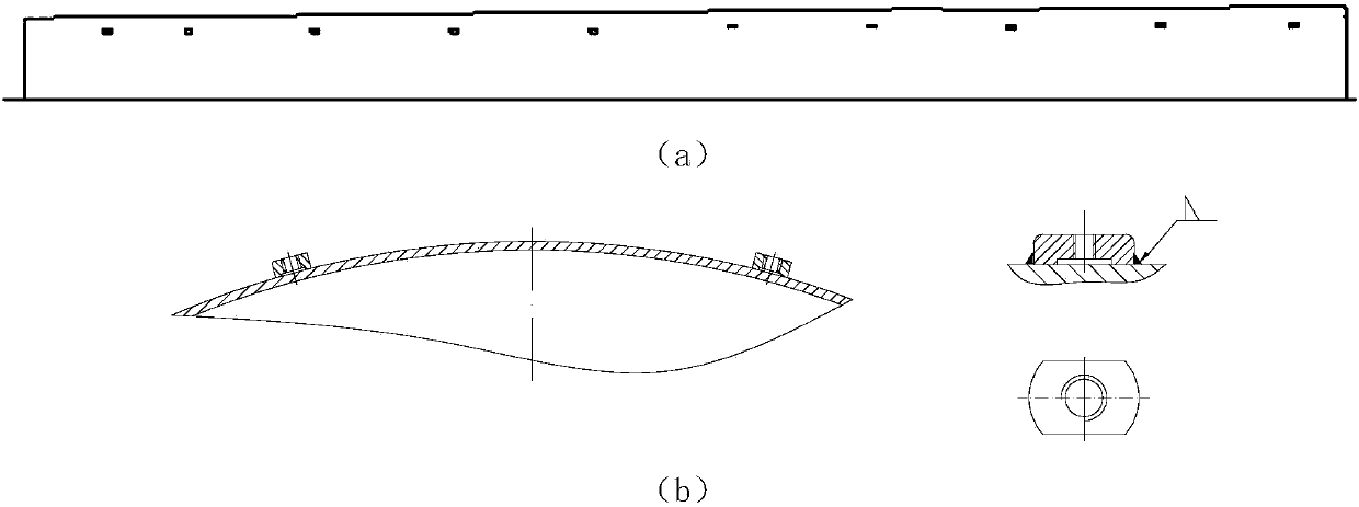 Position dimension control tool and method for outer hanging pieces of combustor shell