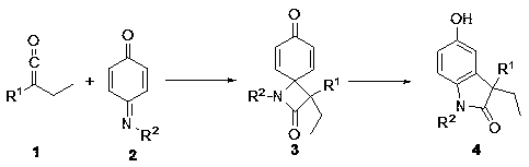 A kind of synthetic method of 3-ethyl-5-hydroxyl-1,3-diarylindolinone