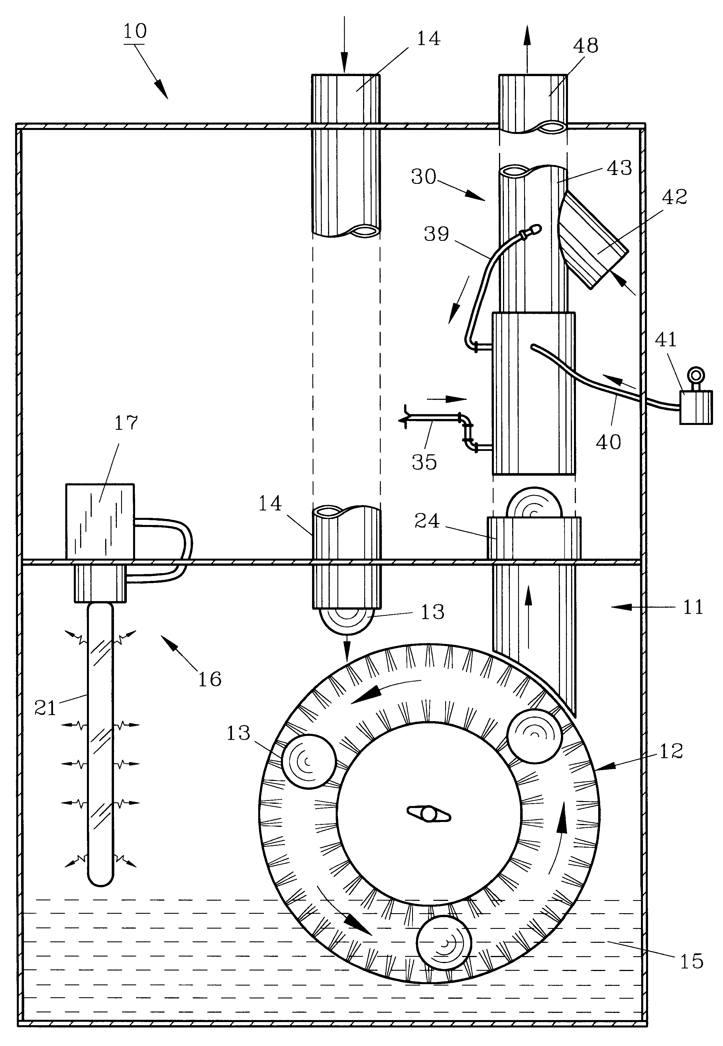 Ball washing apparatus and method