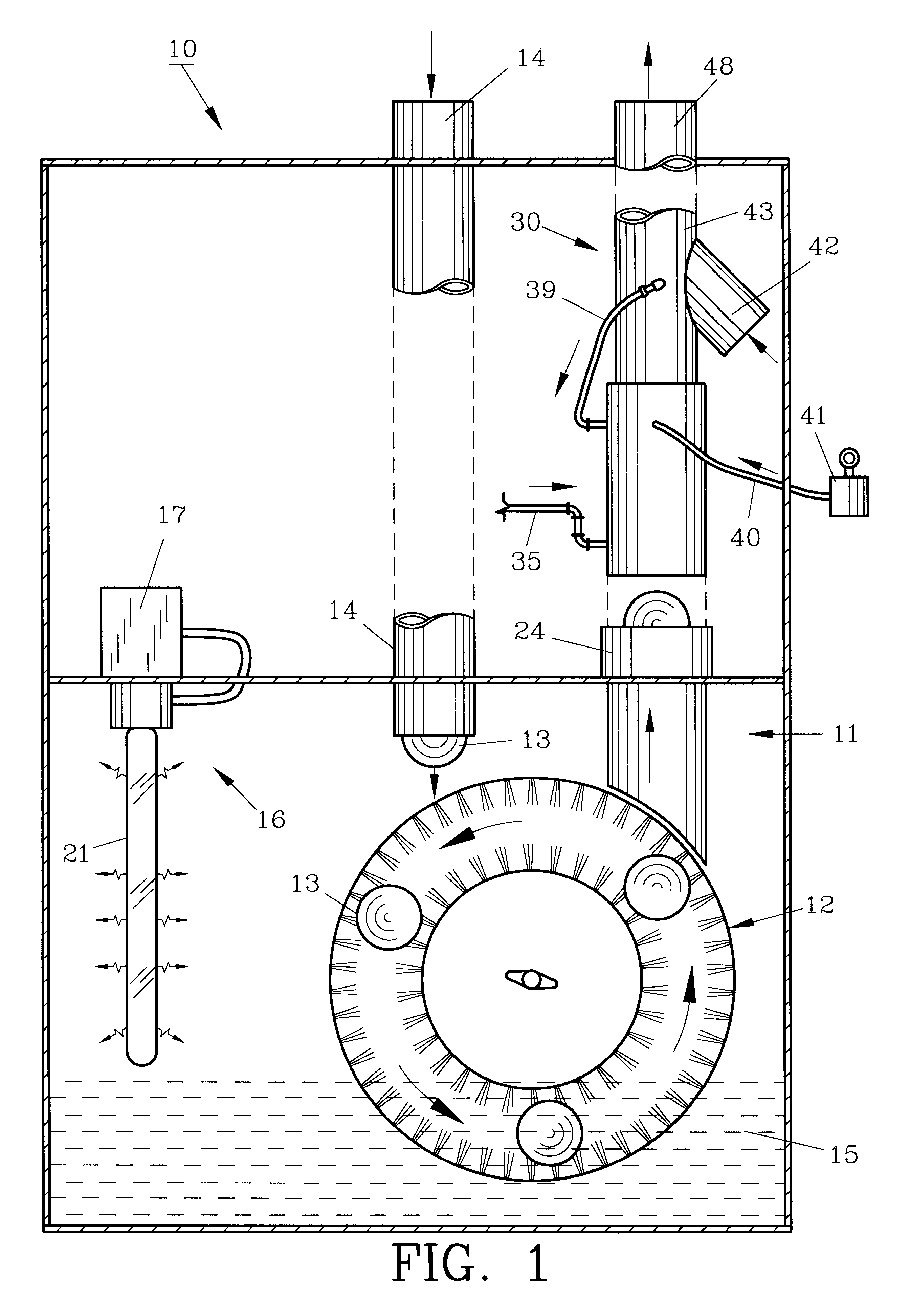 Ball washing apparatus and method