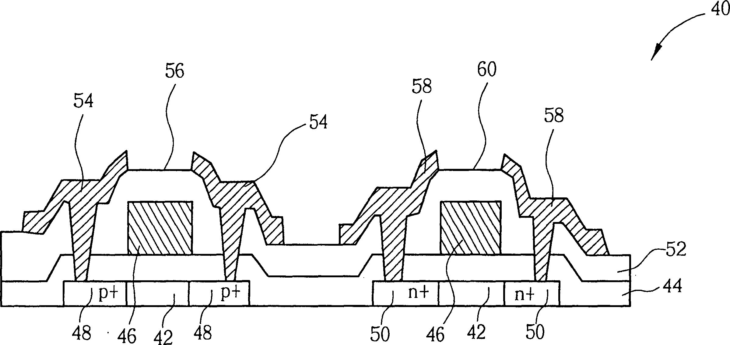 Method for reducing leakage current on surface of base plate in thin film  transistor