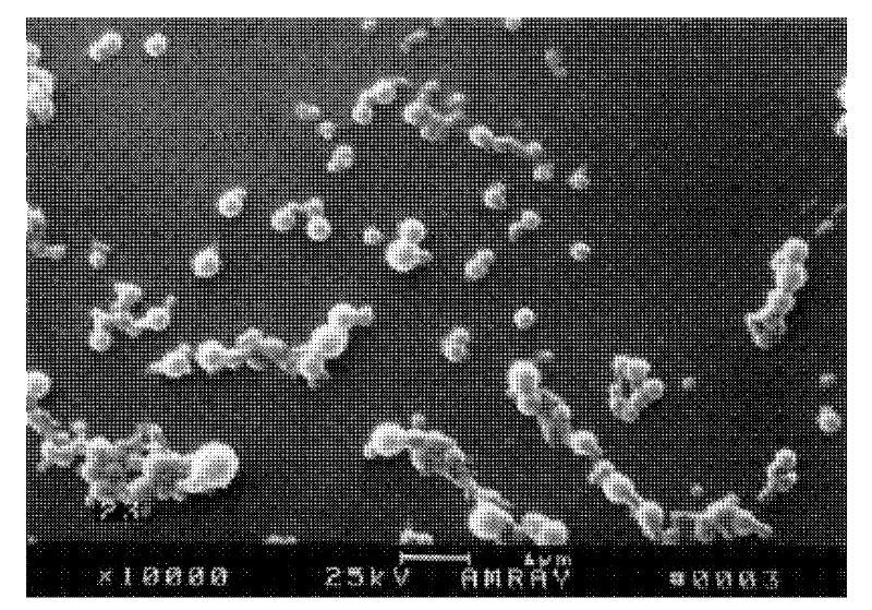 Aclacinomycin nanometer grain and preparation method thereof