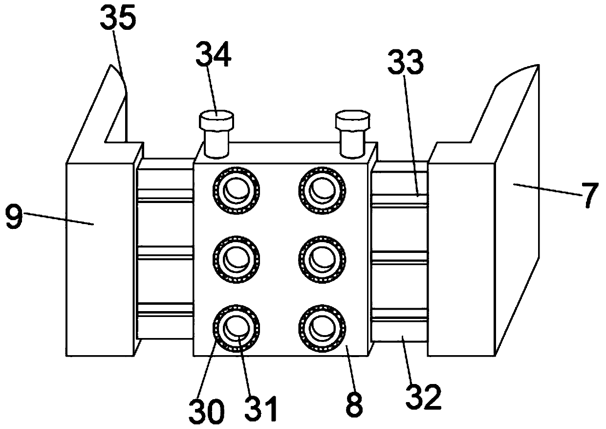 Vehicle blocking device for moving stereoscopic parking equipment and using method thereof