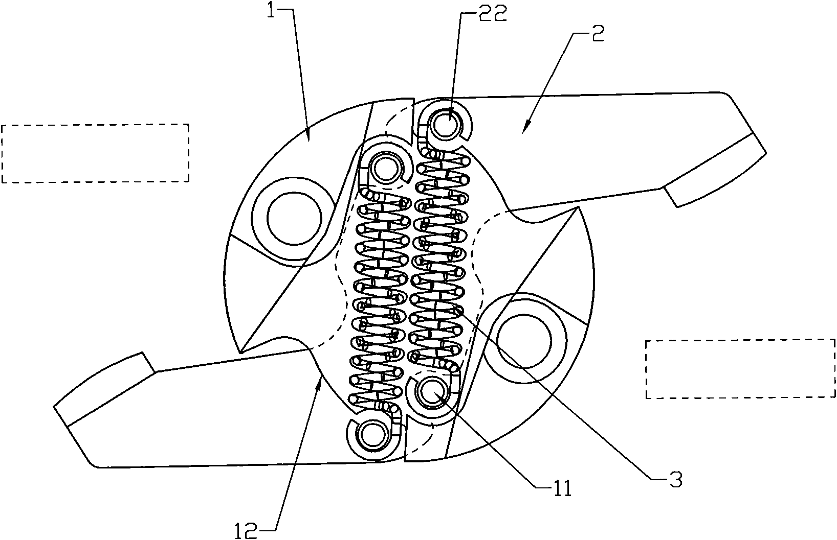 Rotating shaft clamping mechanism