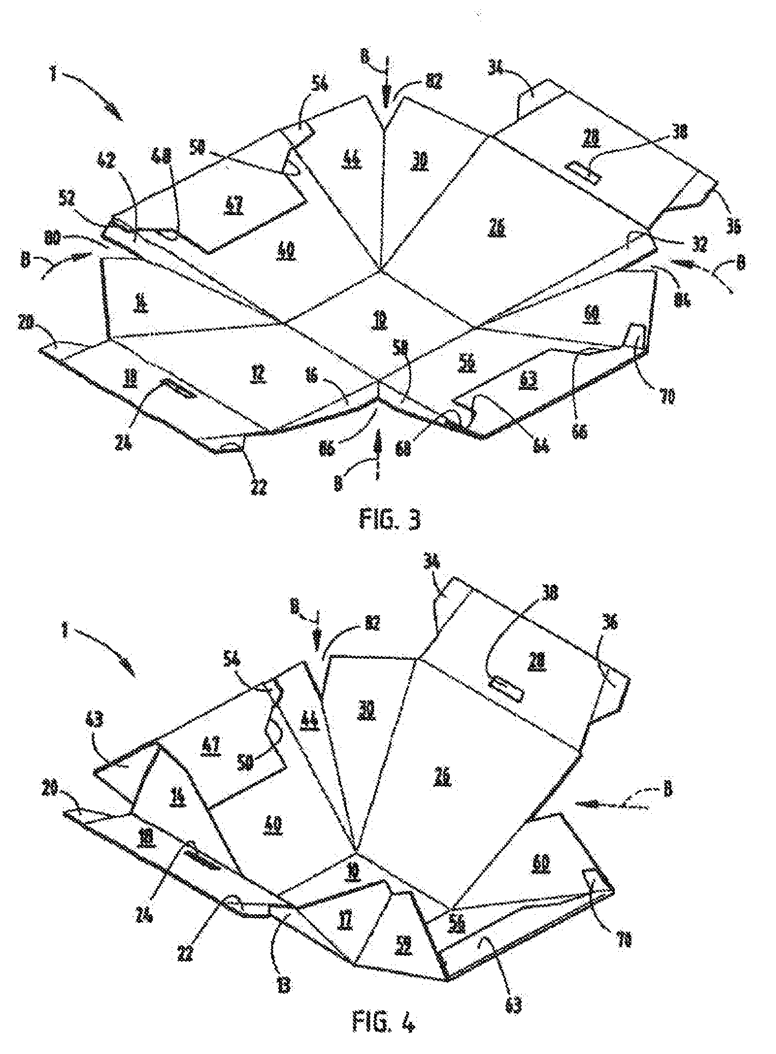 Foldable container and attachments