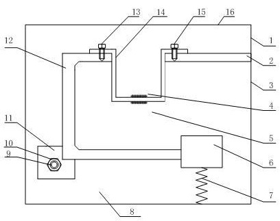 Optical fiber grating acceleration sensor and test method thereof