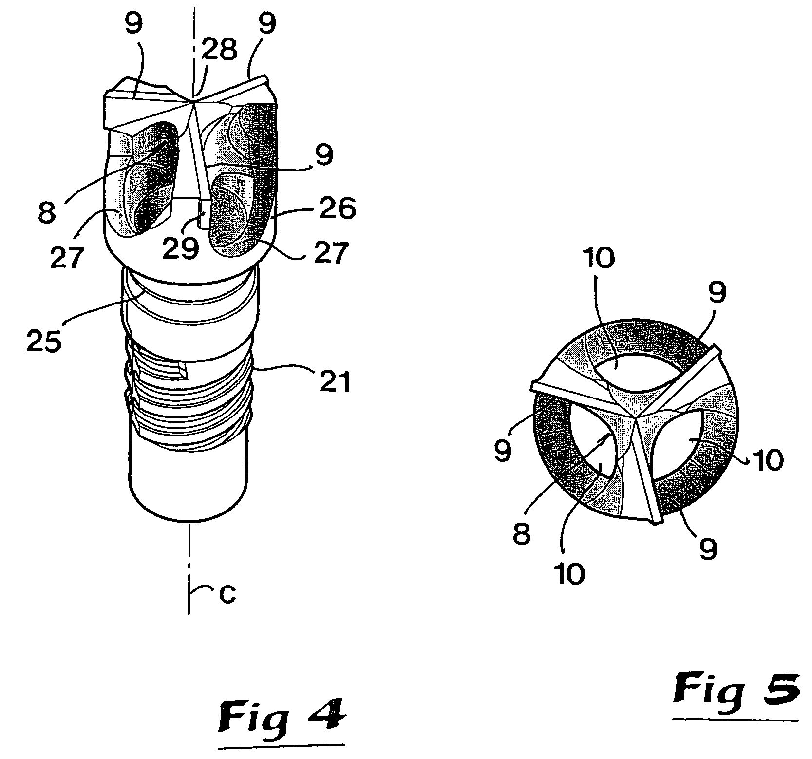 Edge-carrying drill body having an internal chip-removal channel