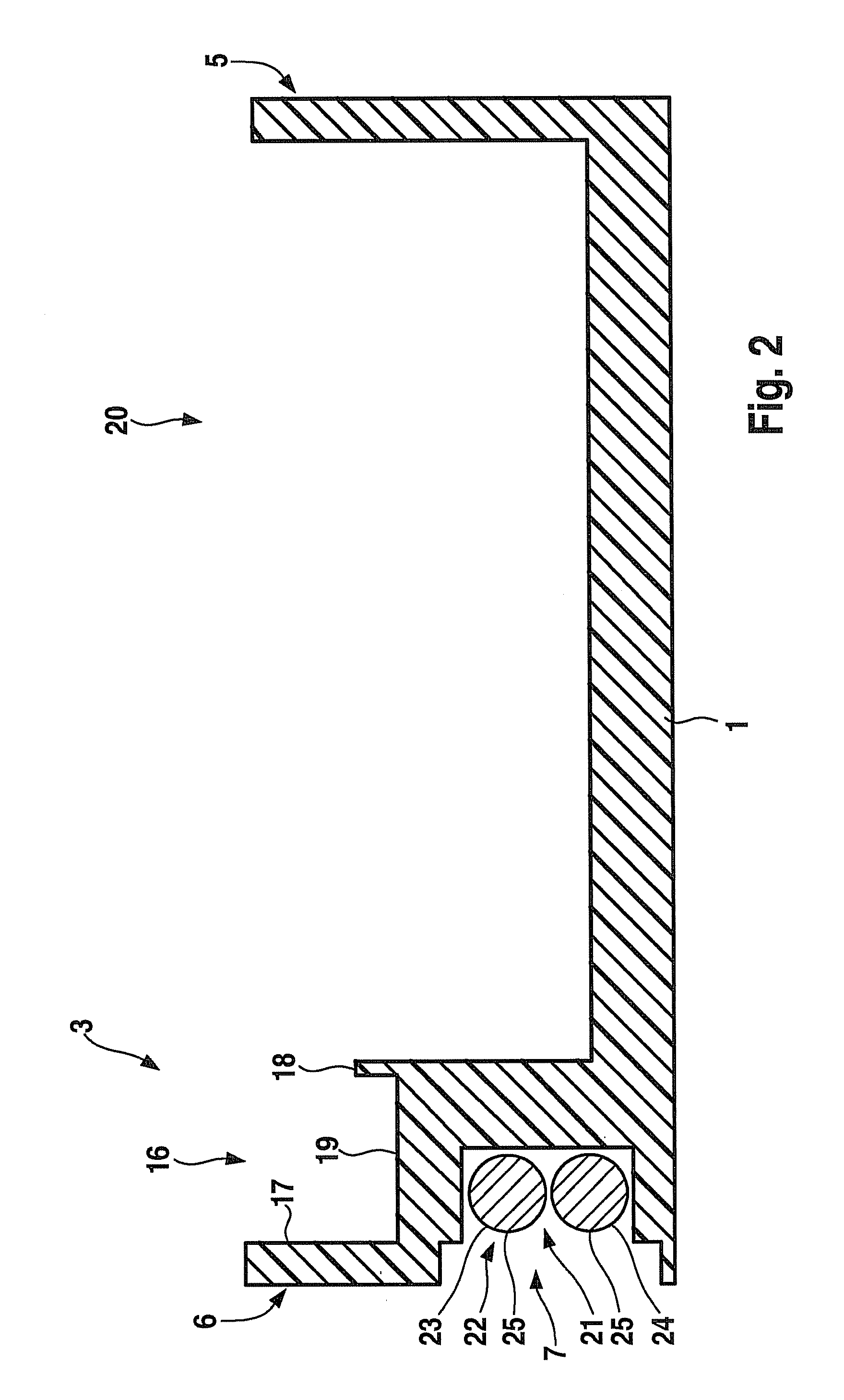 Coil configuration having a coil brace of an electromagnetic drive