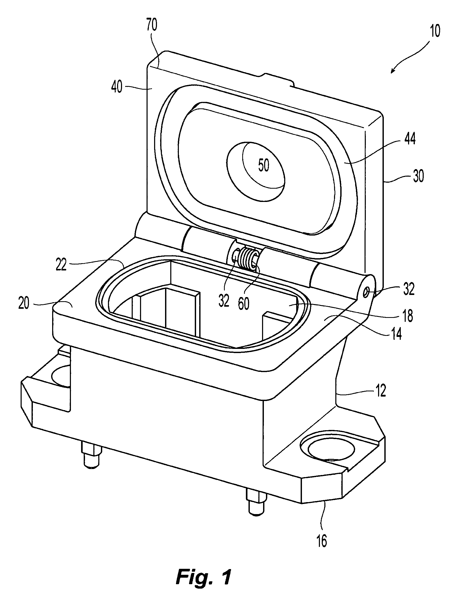 Adapter with dust shutter