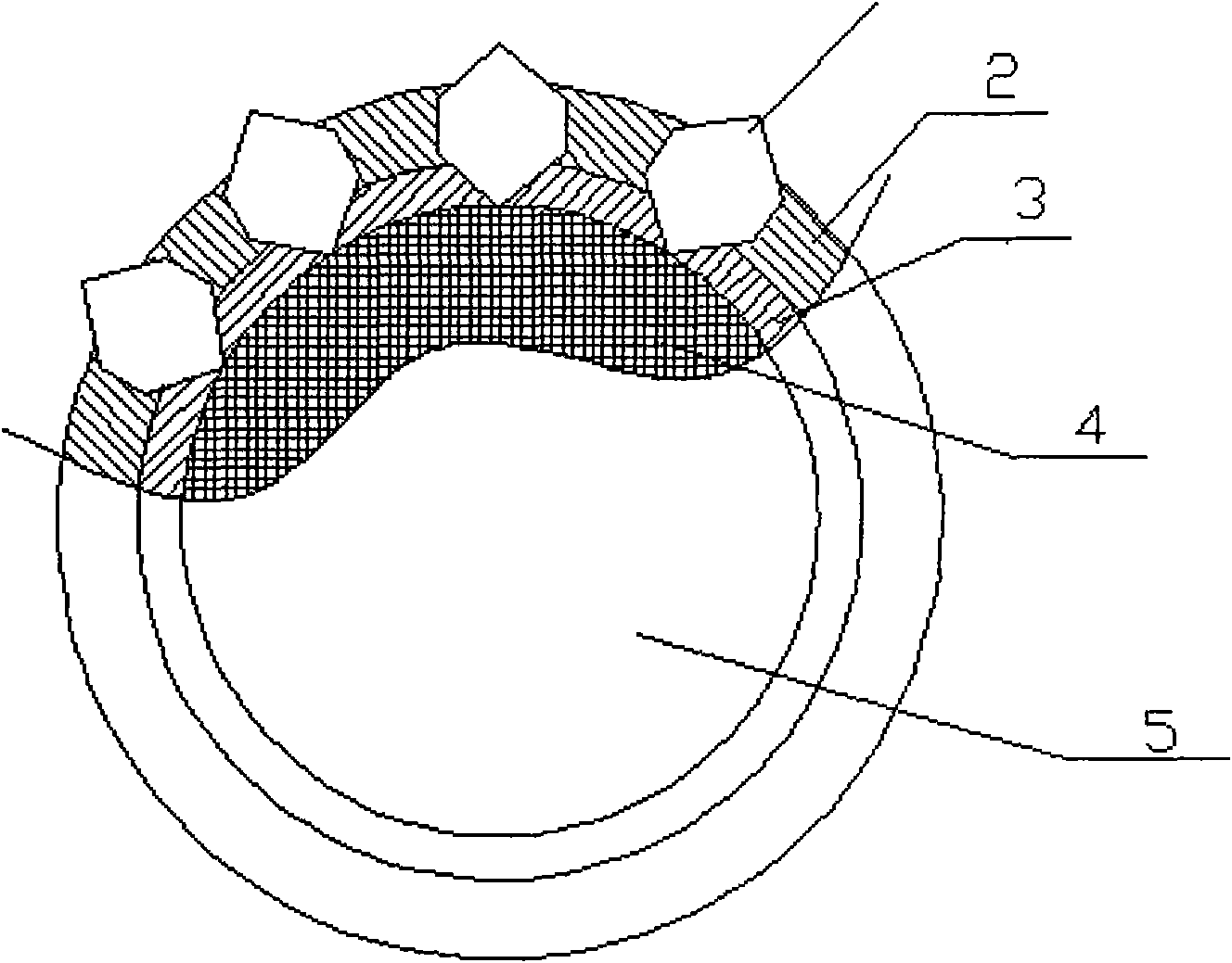 Wire saw for cutting hard and fragile materials and manufacturing method thereof