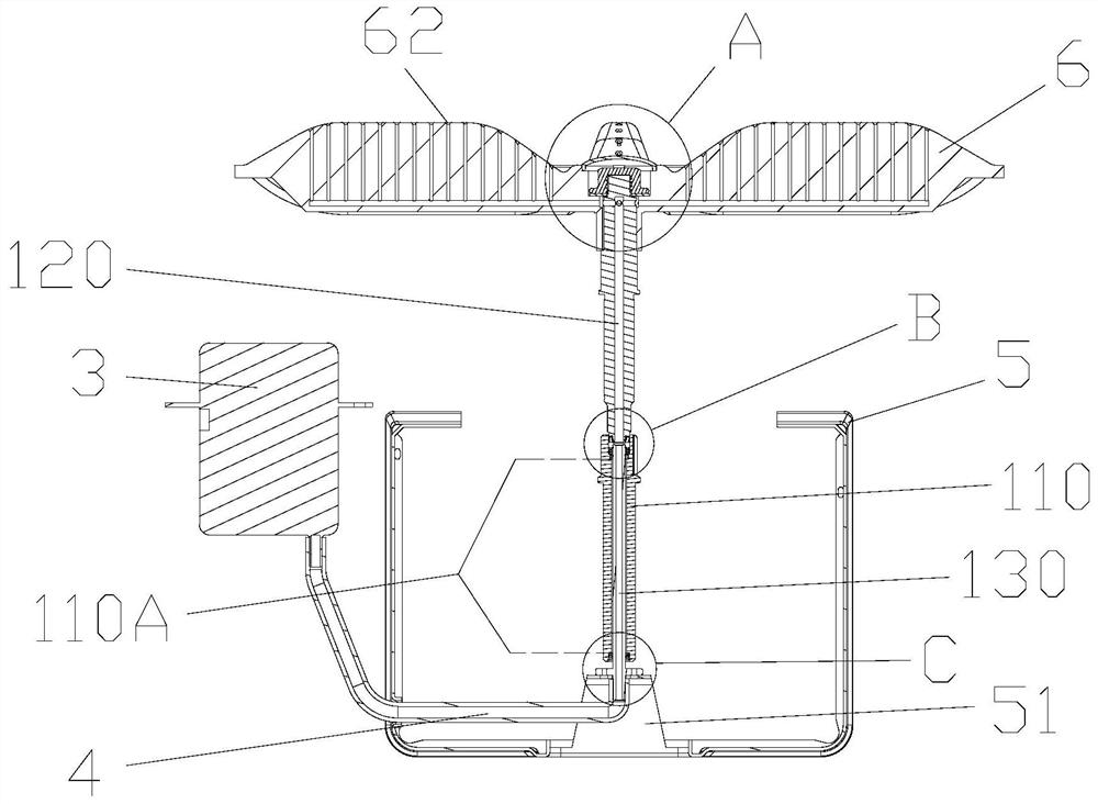 Speed reduction clutch device of washing machine, washing machine and control method