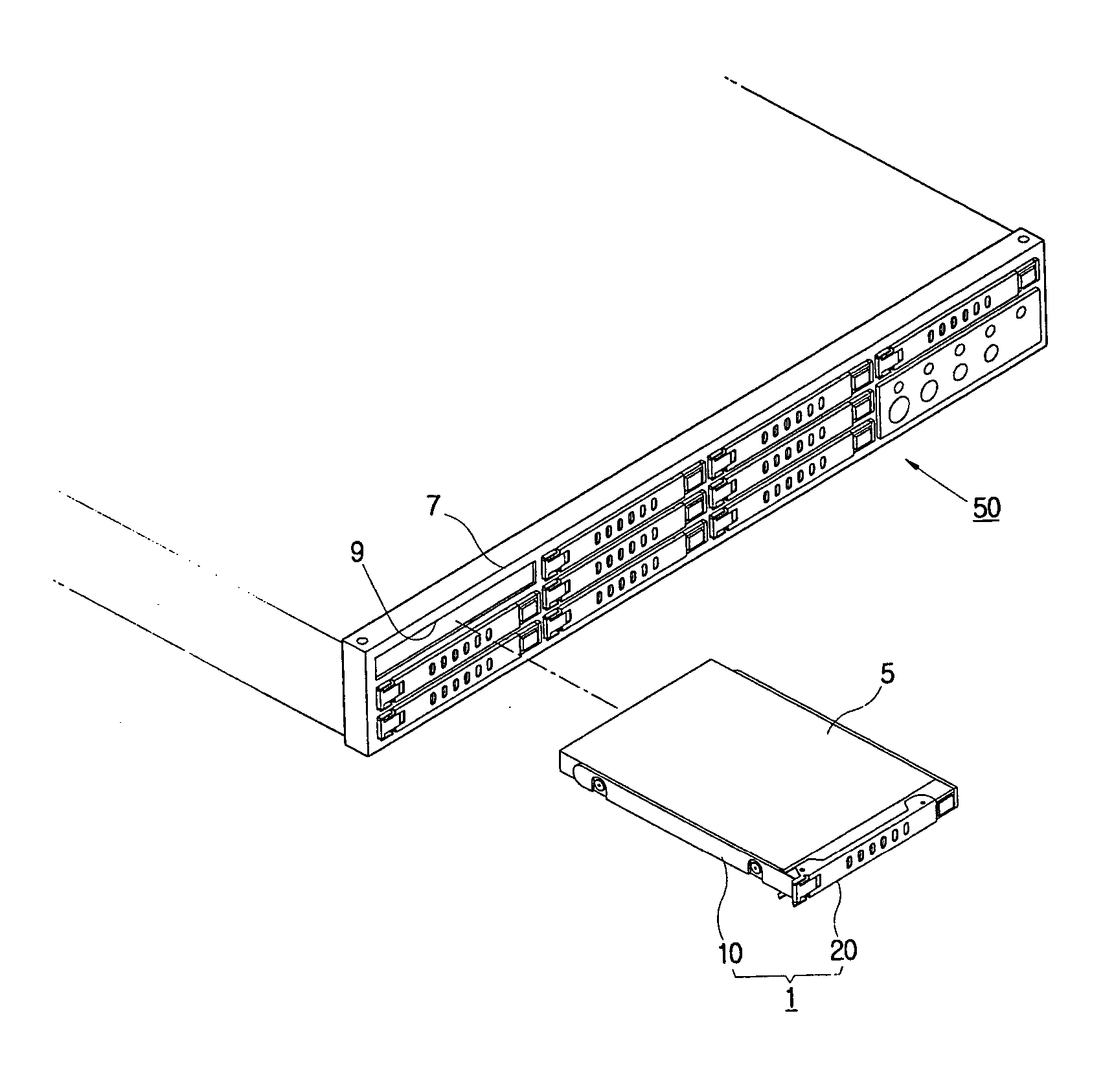 Hard disk support apparatus and computer having the same