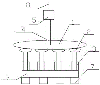 Full-automatic inverted flat mill for ccetyolite glasses