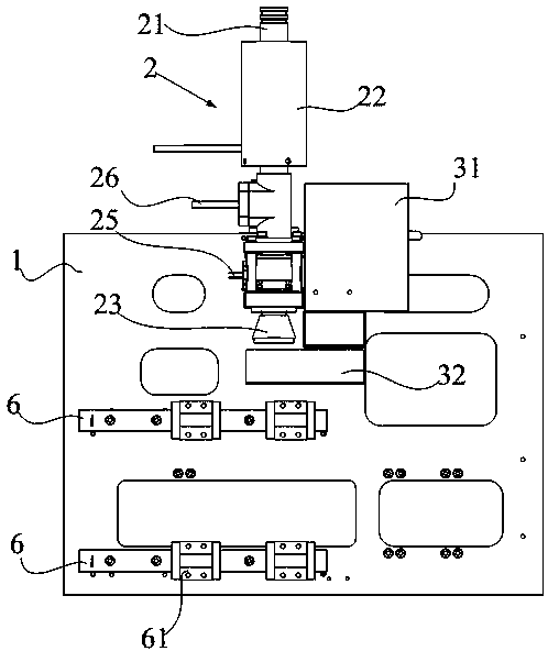 Paper feeding mechanism internally moving type double-station particulate matter monitoring device