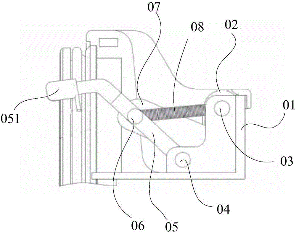 Refrigerator power-assisted door handle assembly and refrigerator