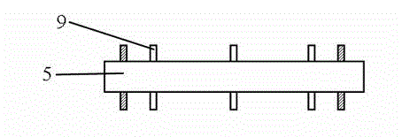 Inner round platform frictional sliding isolation bearing